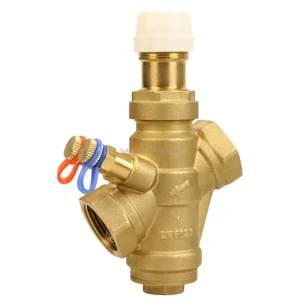 CE Certified Brass Pressure Independent Control Balancing Valve 2-Way Static Fluid Balance Water OEM