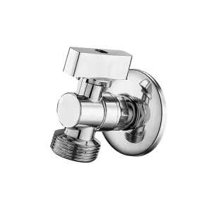 CF3122 Polished Chrome-Plated Two-Way Brass Angle Valve
