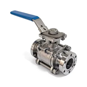 CF40 OEM Manual Pneumatic Electric Ball Valve SS304 SS316L Stainless Steel for Semiconductor Industrial