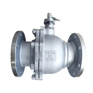 CF8 CF8M Stainless Steel Flanged Ball Valve PN16 Manual Lever Operated Industrial Control Valve for Water Oil Gas