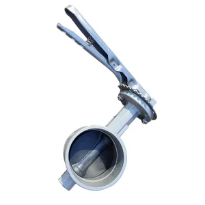 CF8 Stainless Steel Body Handle Operated Grooved Butterfly Valve with EPDM Lined Disc for Firefighting Water Applications