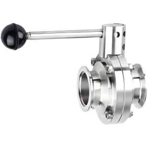 CIP-Cleanable Sanitary Two-Way Diaphragm Valve with Clamp Structure for Industrial Ultrapure Water