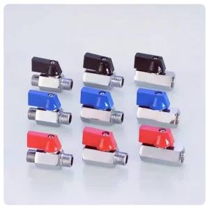 CM165 1/8″ 1/4″ 3/8″ 1/2″ G Male to Female Thread Mini Brass Ball Valve Air Oil Water Shutoff 2-Year Warranty
