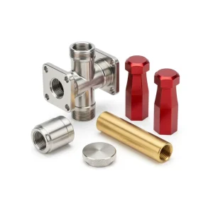 CNC Anodized Tubeless Valve Aluminum Stainless Steel