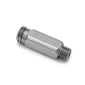 CNC Machined Stainless Steel Railing Accessories for Trade Balcony Connects Cylindrical Thread Steel Part for Machining Services