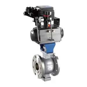 COVNA B2Bclearance Sale Automatic 150lb 3 Inch Api Wcb Stainless Steel v Type Pneumatic Segment Control Ball Valve