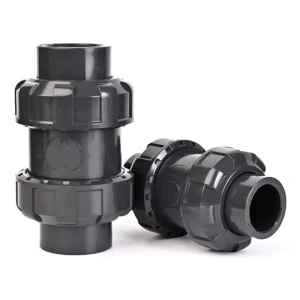 CPVC Check Valve Water Treatment Manual Power OEM Directly China Factory Double Union Check Valve