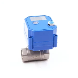 CR01 CR05 5V 12V 8s CWX-25S With Manual Operation Ss304 Full Bore NPT BSP Motorized Ball Valve for Water Irrigation