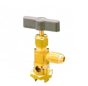 CT-341 CT-340 Needle Valve Can and Bottle Tap Opener Valve 1/4 SAE Thread Adapter 1/2 Inch Brass Piercing Line Tap Valve