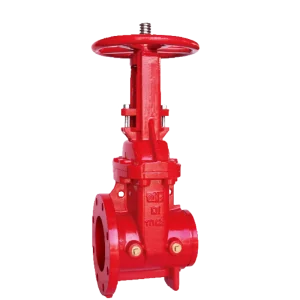 CUSTOMIZED 2-12 inch Gate Valve Resilient Wedge OS & Y Gate Valve Flanged x Grooved End Ductile Iron Casting Steel Valve