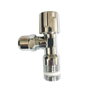 CW617 Brass Angle Valve 1 2″ Chrome Plated Hotel Use Water Hose Bib Tap with Easy Installation Germany Standard