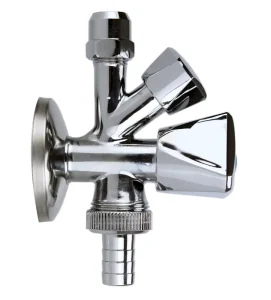 CW617N German Standard Chrome Plated Brass Angle Valve 1 2″ Cold & Hot Water Mixer Eco Friendly Garden Hose Bib for Hotel Use