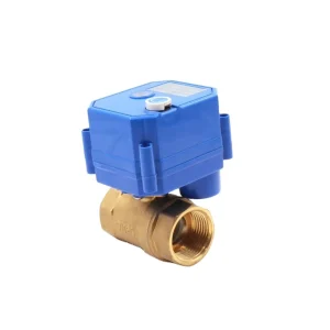 CWX-25S Factory Direct Sale Good Price 2 Way Mini Electric Motorized Brass Stainless Water Ball Valve Electric Valve Irrigation