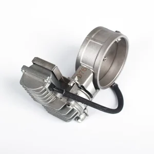 Car Exhaust Valve Body Cut Off Sounds Control With 12V Electric Motor Universal 2.0inch to 3.5inch
