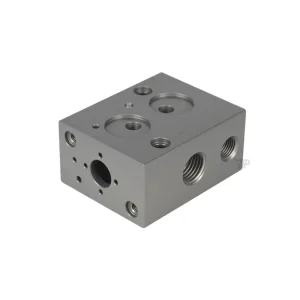 Car Lifting Hydraulic Valve Group Hydraulic Valve Poppet Valve Group Aluminum Block