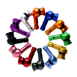 Car Motorcycle Tire Valve Stem Aluminum 90 Degree Angle Wheel Tire Stem Tubeless Valve