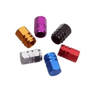 Car Wheel Tire Valve Stems Caps Aluminum Tyre Rim Stem Covers Airdust Waterproof for Auto Motorcycle Car Accessories