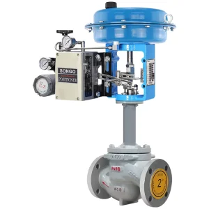 Carbon Steel Bellows Seal Type Pneumatic Single Seated 4 20mA Control Valve DN125 Pneumatic Diaphragm Control Flange Globe Valve