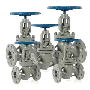 Carbon Steel Globe Valve PN10 PN16 Flanged Stop Valve for High Temperature Water Supply