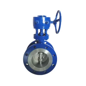 Carbon Steel Manual Hard Seal Double Flange Butterfly Valve Urban Water DN50 DN600 2in 24in Pipe Fittings Flap Disc