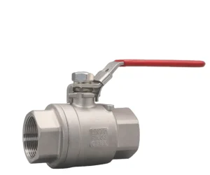 Carbon Steel Manual Two piece Threaded Ball Valve for Water Application OEM