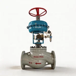 Carbon Steel Pneumatic Control Valves with Diaphragm Actuator 4 20mA Digital Smart Positioner for LPG Flow Pressure Regulating