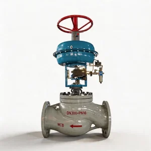 Carbon Steel Pneumatic Control Valves with Diaphragm Actuator 4 20mA Digital Smart Positioner for Water Pressure Regulating