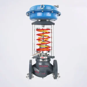 Carbon Steel Self operated Pressure Independent Control Valve Pressure Regulating Valve PN16 Flange Globe Valve