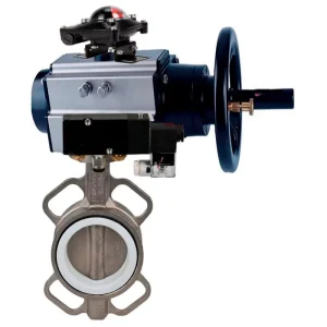 Carbon steel Butterfly Valve DNOVA WBV3432E 2W Fb 16 bar compact flanged manual