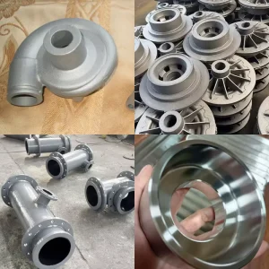 Cast Iron Die CNC Machining Services Metal Parts Valve Pump Impeller Machinery Component Machining Casting Service Factory