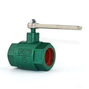 Cast Iron Green Painted Threaded Ball Valve Q11F-16Q Manual Normal Temperature Multi-Media DN15-DN80 200 psi