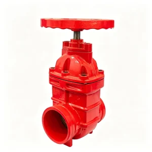 Cast Iron Groove Concealed Lever Hard Sealing Protective Civil Defense Manual Water Gate Valve Safety