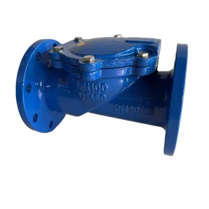 Cast Iron One Way Single Plate Check Valve Rotary Check Valve with Rubber Plate