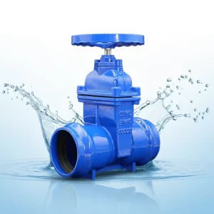 Cast Iron Socket Resilient Seated Water Gate Valve with Manual Safety Handwheel Gland Type