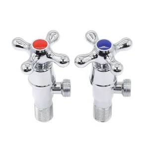 Cast Iron Stop Valve with Butterfly Handle, Sanitary Ware Angle Valve