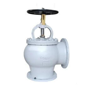 Cast Steel Angle Globe Stop Valve, 10K JIS F7320, for Ship Seawater