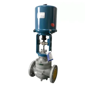 Cast Steel Body Electric Steam Valve with Automatic Flow Adjustment Control DN32 Port Size for Steam Pipeline