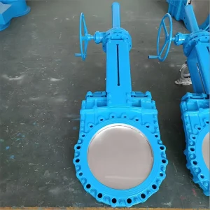 Cast Steel Dual purpose Knife Type Gate Valve Multifunctional Industrial Pipeline Cutting Wear resistant Valve