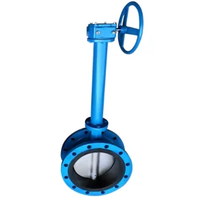Cast Steel Extended Stem Butterfly Valve Long Stem Sealed Butterfly Valve