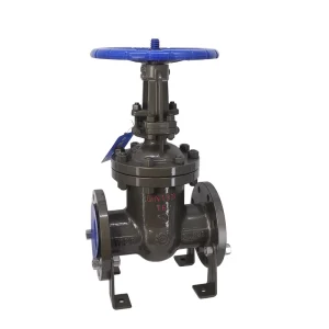 Cast Steel Flanged Gate Valve Manual Rising Stem Stop Valve for High Temperature Steam
