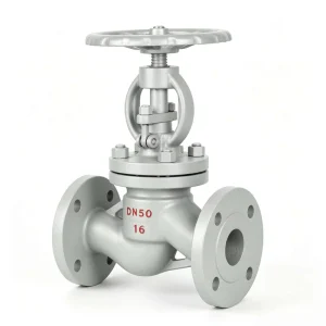 Cast Steel Globe Valve for Water Supply PN16 Flanged Connection 2in 8in Port Size OEM Supported