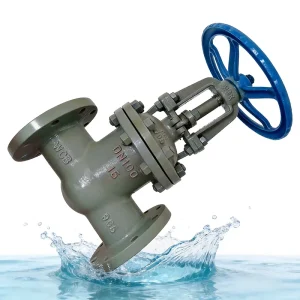 Cast Steel WCB Gate Valve PN40 ASTM A216 Bolted Bonnet Manual Handwheel High Temperature Power Plant Pressure Isolation