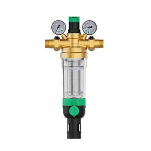Central Water Purification Pressure Reducing Safety Valve Adjustable Pre-Filter for Municipal Tap Water