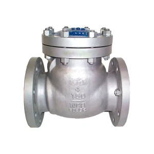 Check Valve 4in 8in Ss304 WCB Stainless Steel Swing Type Flange Check Valve