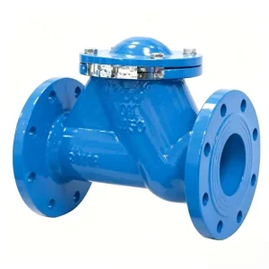 Check Valve Noise Cancelling Silenced Wear Free Ball Type Raceway Structure PN16 DN50-DN300 OEM Flanged Connection