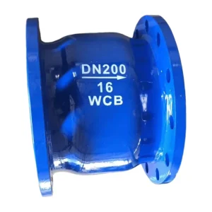 Chemical Industrial WCB Material DN200 PN16 25 40 Flange Connection End Silent Check Valve Manual for Oil