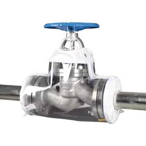 Chemical Resistant PVC Globe Valve Guard for Petrochemical Plants Rugged Leak Proof Safety Protection Cover