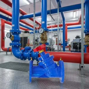 Chilled Water Digital Balancing Valve PN16 GGG40 Ductile Iron Flanged Static Manual Flow Regulator Industrial Cooling