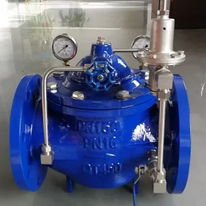 China 200X Ductile Iron Industrial Hydraulic Control Valve Pressure Reducing Water Flange Ends OEM Customizable ISO9001