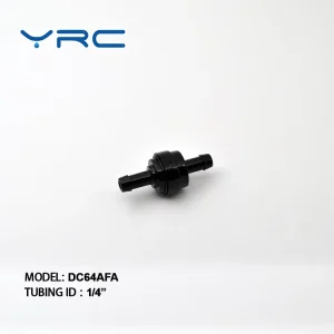 China Black Color Mini 1 4 Check Valve for Water Use PA66 FKM Sealing